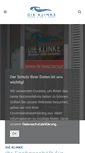 Mobile Screenshot of die-klinke.de